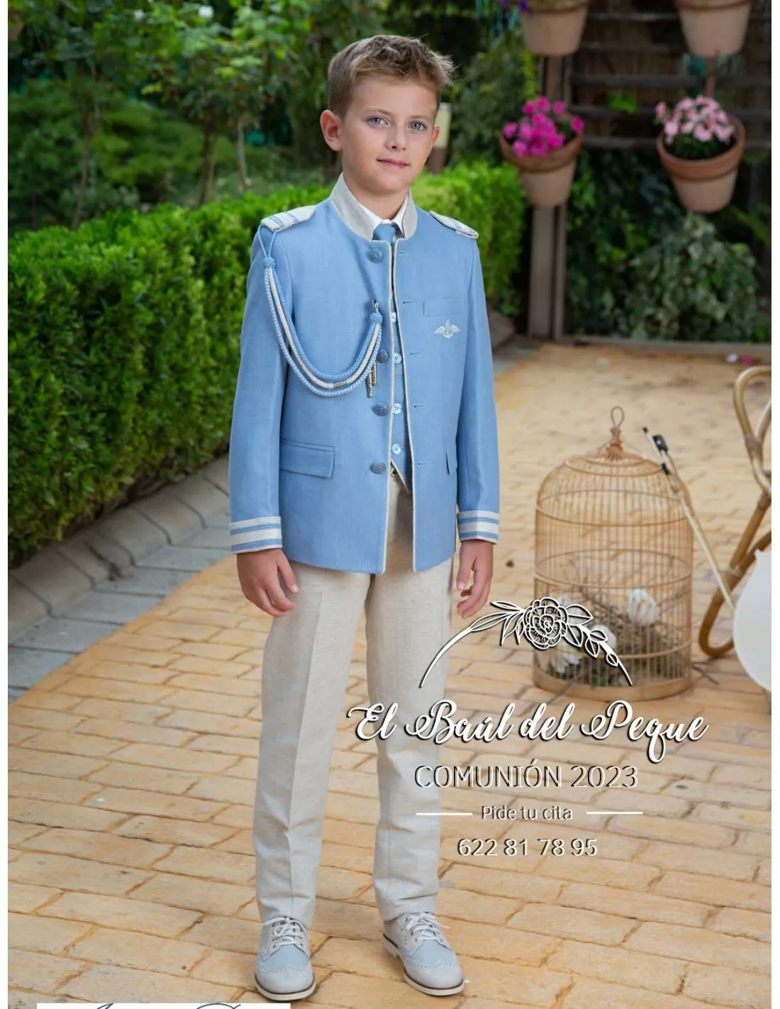 Almirante Comunión Niño Celeste Amalio Rubio Cuello Mao